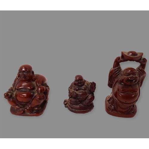 51 - Three buddha figures