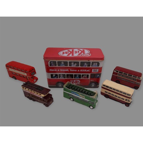 22 - Kit Kat tin & five buses