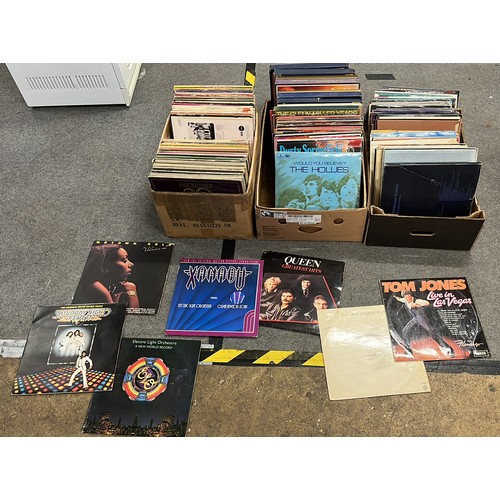 397 - THREE BOXES OF MIXED ARTIST AND MUSIC LPS