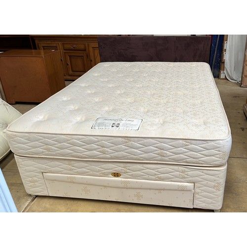 428 - DOUBLE DIVAN SET WITH STORAGE