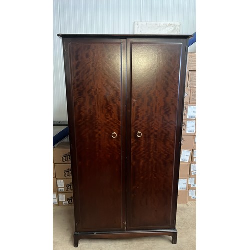 402 - STAG TWO DOOR WARDROBE