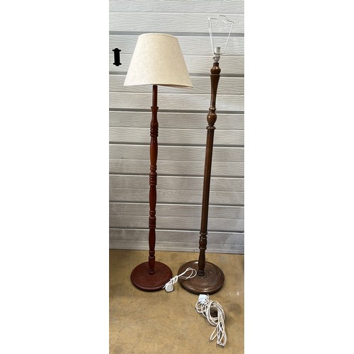 462 - TWO STANDARD LAMPS