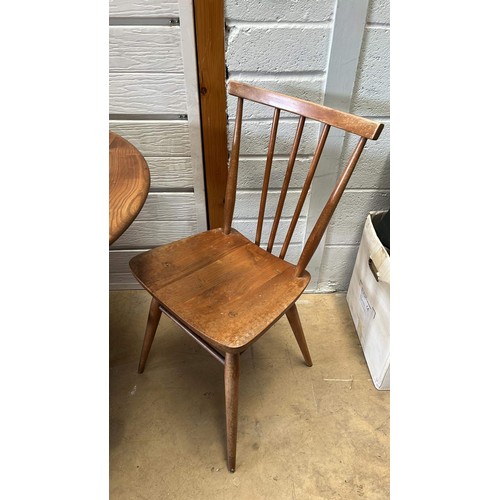 479 - TWO ERCOL BREAKFAST CHAIRS MODEL 391AND ERCOL DROP LEAF  TABLESEE ALL PICTURES