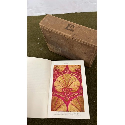 312 - VINTAGE BOXED NEEDLE WORK BOOK BY THERESE DE DILMONTSEE ALL PICTURES