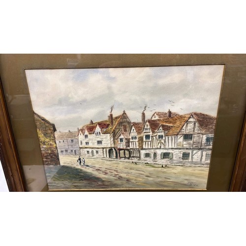 336 - TWO EDWARDIAN WATER COLOURS BY SAME ARTIST SEE PICTURES FOR SIGNATURE