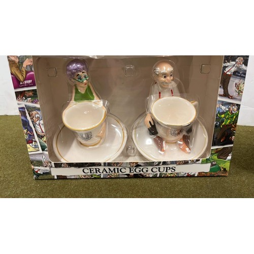 39 - TWO BOXED RINGTONS GRAND PARENT EGG CUPS