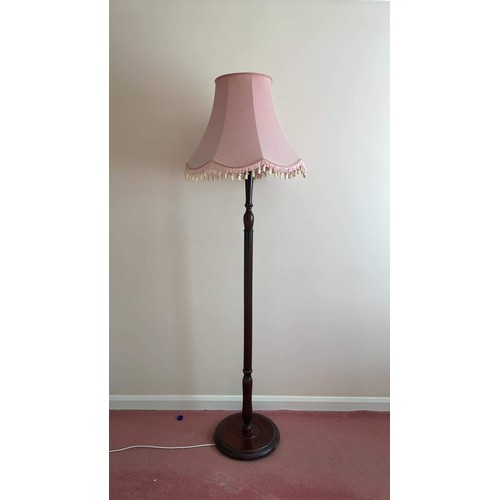 271 - WOODEN STANDARD LAMP