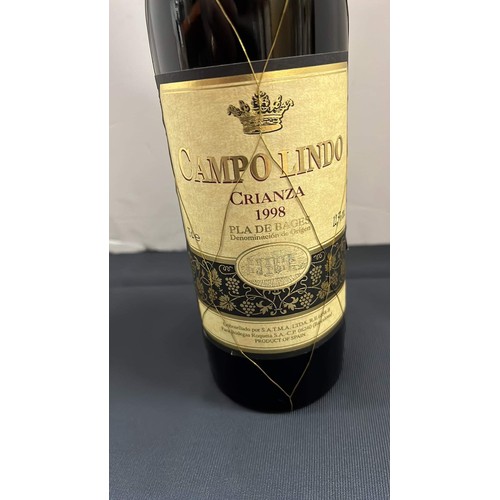 138 - CAMPO LINDO CRIANZA 1998 OF SPAIN CONDITION OF CONTENTS UNKNOWN