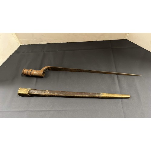 153 - BAYONET AND SCABBARD