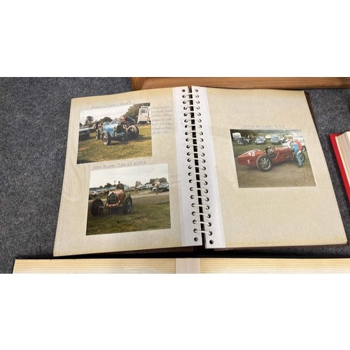 58 - FOLDERS OF RACING CARS PHOTOS AND LOTUS R26 WHEEL NUT PLUS OLD TAX DISCS