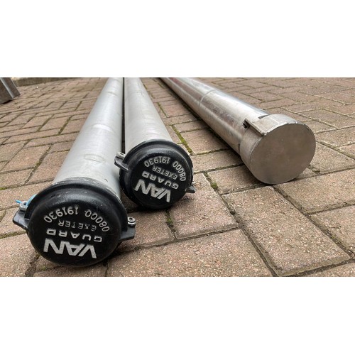 218 - 3 X TRADESMAN ROOF RACK TUBE CASES BY VAN GUARD