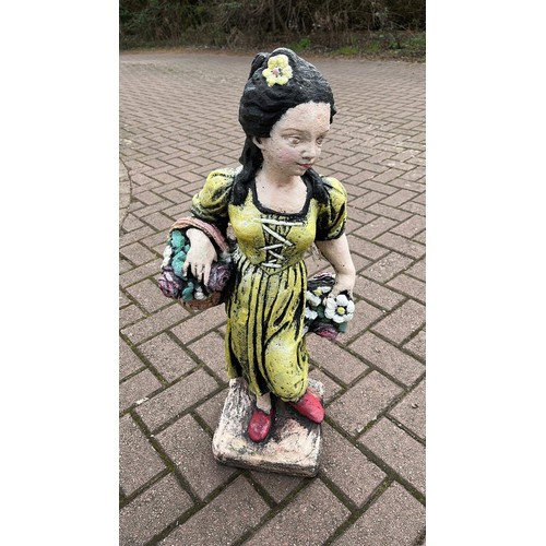 343 - LARGE CONCREAT GARDEN STATUE