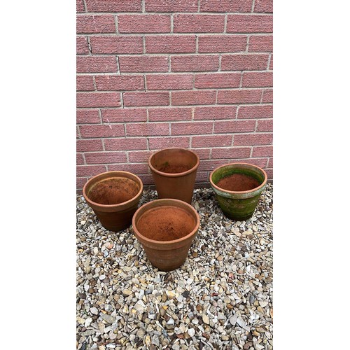 329 - TERRAKOTTA FLOWER POTS