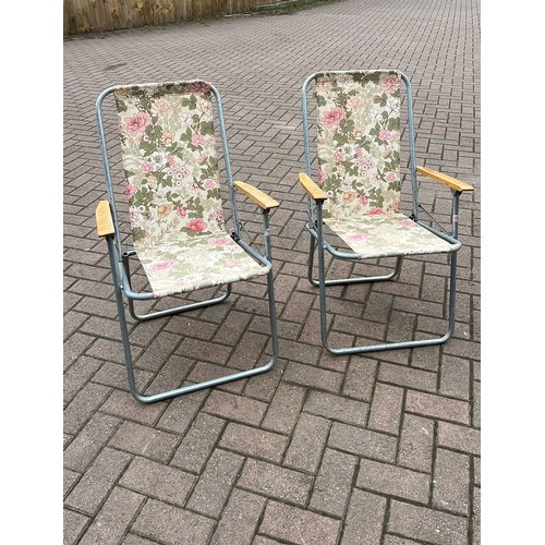 326 - TWO FOLDING GARDEN CHAIRS