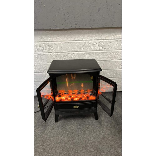 105 - DIMPLEX COAL EFFECT FIRE IN BLACK