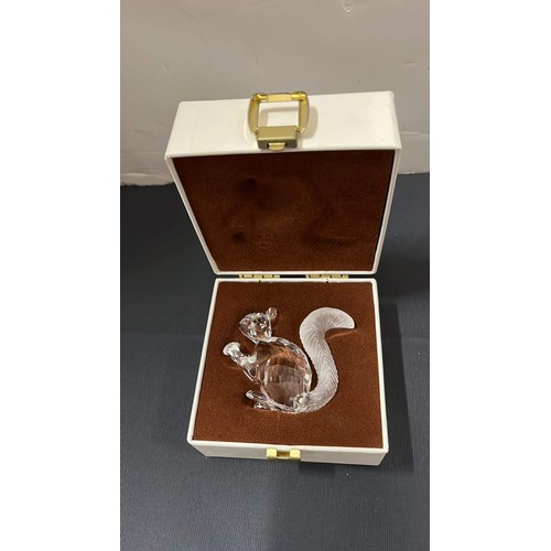 2 - SWAROVSKI SQUIRREL BOXED