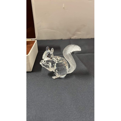 2 - SWAROVSKI SQUIRREL BOXED