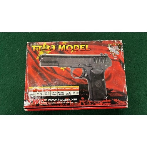 13 - TT- 33 MODEL BB GUN WITH BOX