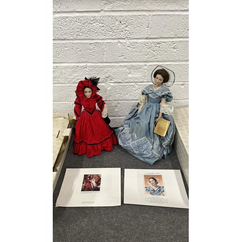 437 - TWO BOXED COLLECTABLE DOLLS BY HEIRLOOM DOLLS