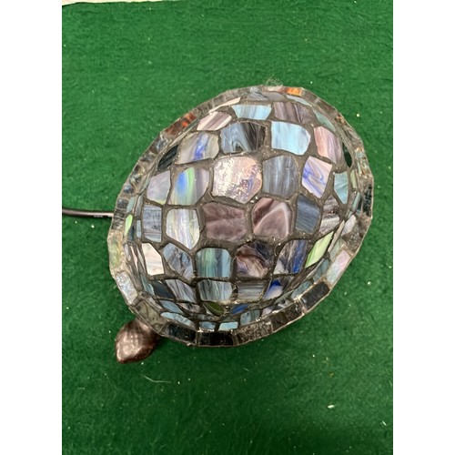 483 - TIFFANY STYLE TORTOISE SIDE LAMP