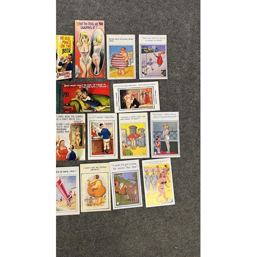 543 - 46 X SEASIDE HUMOUR POST CARDS UNUSED