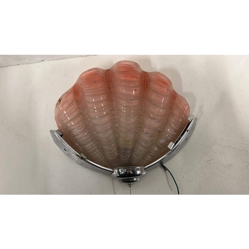 588 - ART DECO SHELL WALL LIGHT