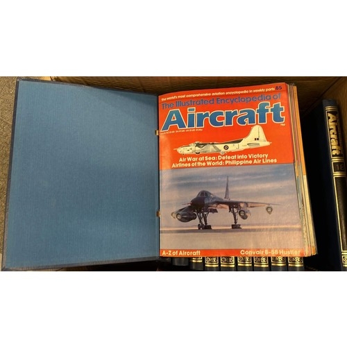 495 - COMPLETE ENCYCLOPEDIA OF AIRCRAFT IN FOLDERS BY ORBIS