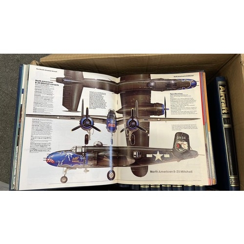 495 - COMPLETE ENCYCLOPEDIA OF AIRCRAFT IN FOLDERS BY ORBIS