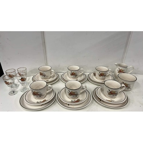 420 - 24pc SHERATON STYLE PART TEA SET