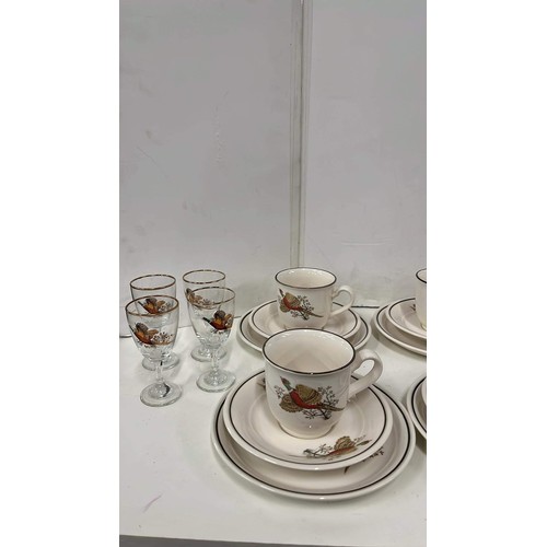 420 - 24pc SHERATON STYLE PART TEA SET