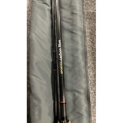 475 - THREE FISHING RODS BY HYPER SPEED 10ft / sportex and other