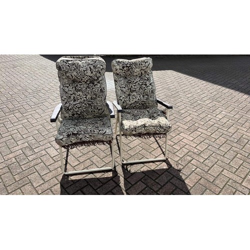 116 - TWO RETRO DANISH GARDEN CHAIRS BY HOMA