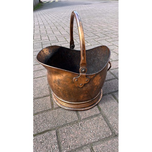 17 - COPPER COAL BUCKET