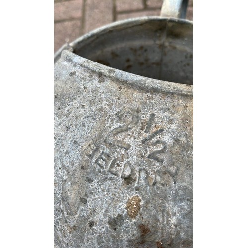 45 - 2 1/2 GALVANISED WATERING CAN