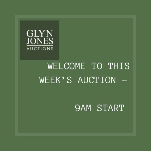 0 - Welcome to this week's auction - 9am start!