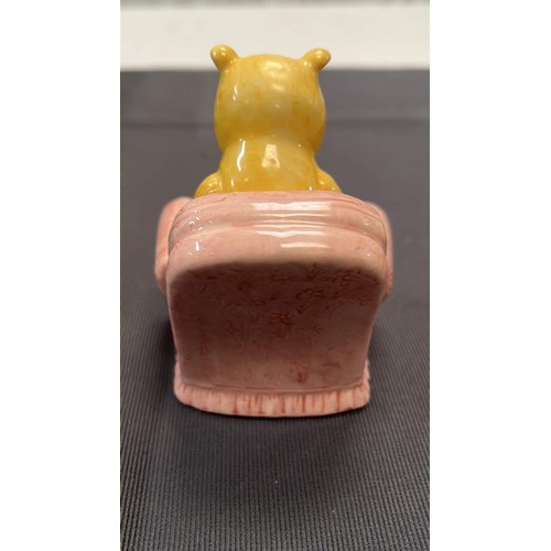 6 - THE ROYAL DOULTON WINNIE POOH WINNIE THE POOH IN THE ARMCHAIR WP4