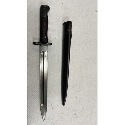 109 - BAYONET AND SCABBARD