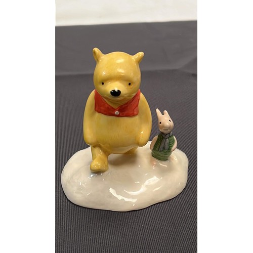 18 - ROYAL DOULTON WINNIE POOHTHE MORE IT SNOWS TIDDELY POM WP 20