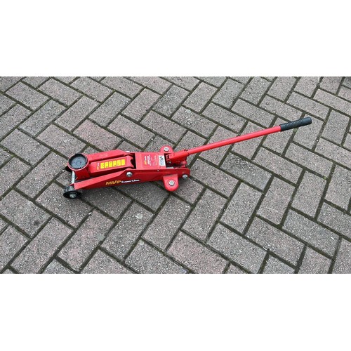 421 - RED MVP SUPER LINE  TROLLY JACK 2000KG