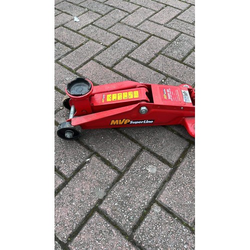 421 - RED MVP SUPER LINE  TROLLY JACK 2000KG