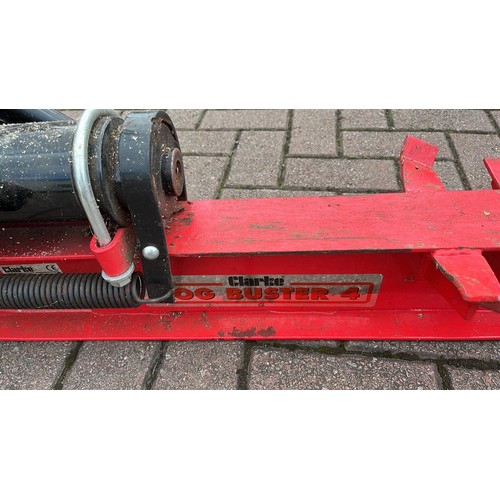 424 - CLARKE LOG BUSTER 4 MANUAL LOG SPLITTER WORKING