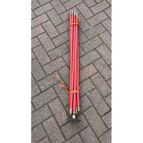 399 - RED DRAIN RODS