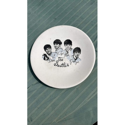 411 - WASHINGTON POTTERY LTD BEATLES PLATE