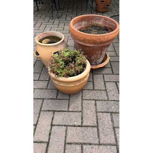 369 - TERRACOTTA FLOWER POTS