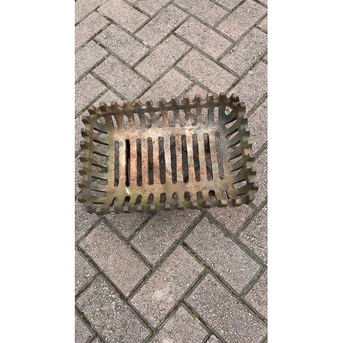 374 - CAST METAL FIRE BASKET