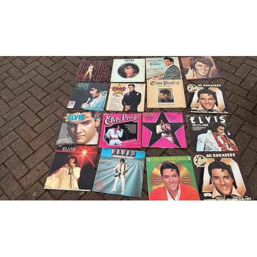 595 - QUANITY OF ELVIS LPS