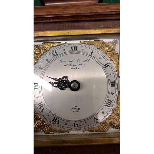 141 - GARRARD & CO LTD MANTLE CLOCK WORKINGSEE ALL PICTURES