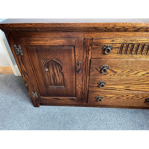 181 - OAK SIDEBOARD