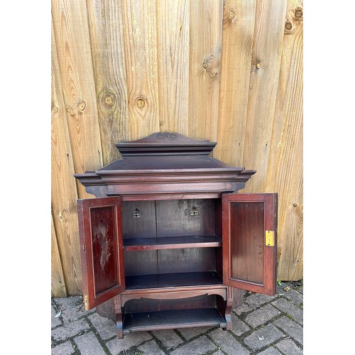 178 - AMERICAN  WALNUT SMOKERS CABINET