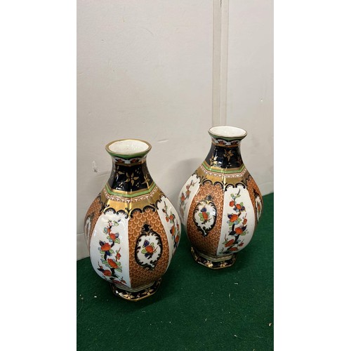 257 - PAIR OF KEELING & CO BURSLEM VASES